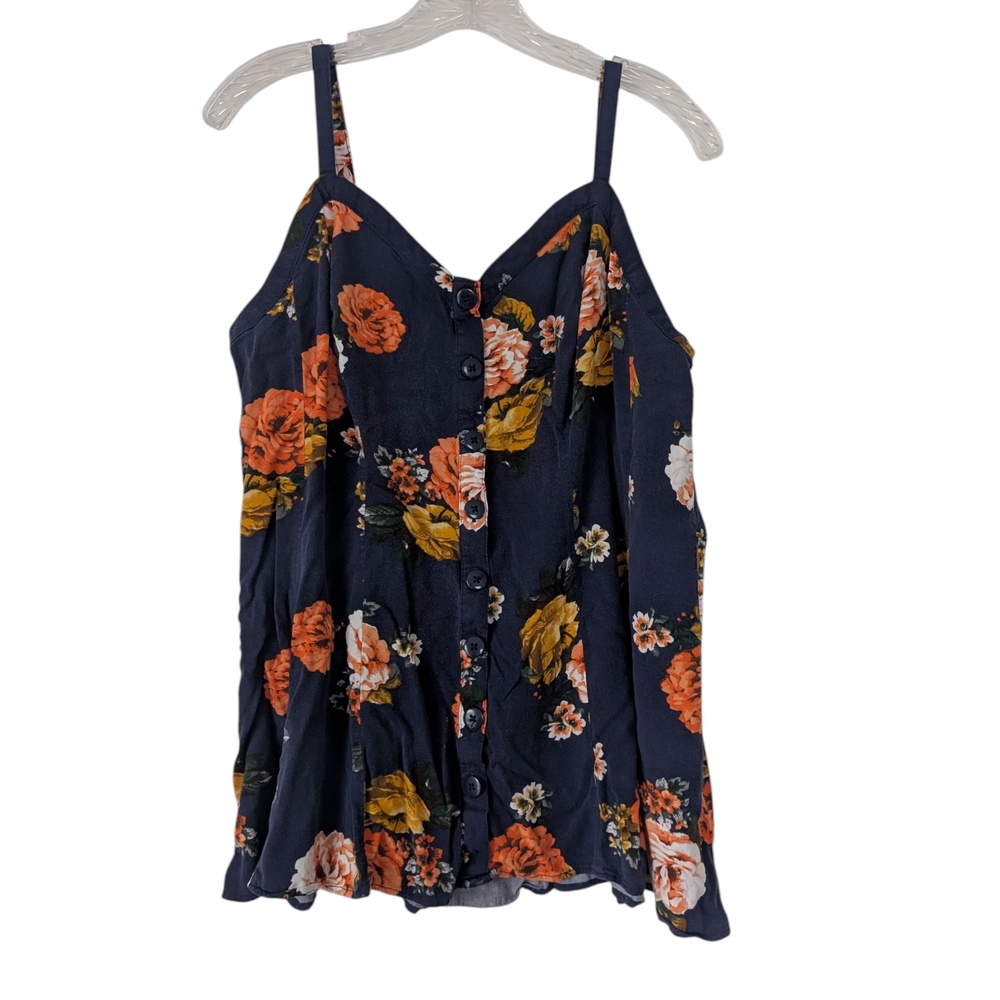 Torrid Navy Floral Camisole Top Sz.18/20